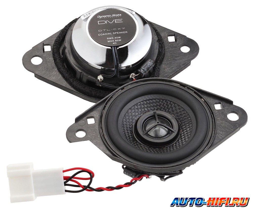 2-полосная коаксиальная акустика Dynamic State DTL-CX7 2-полосная коаксиальная акустика Dynamic State DTL-CX7